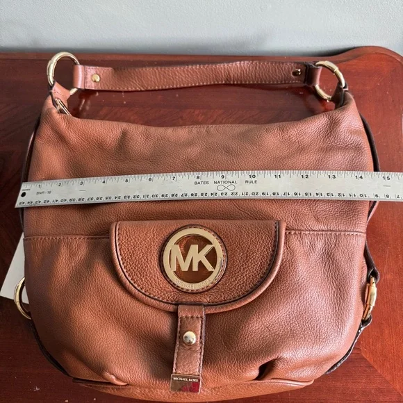 Michael Kors Leather Brown Hobo Bag - Picture 5 of 8